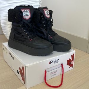 Winter platform boots